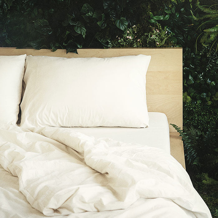 Bed in jungle